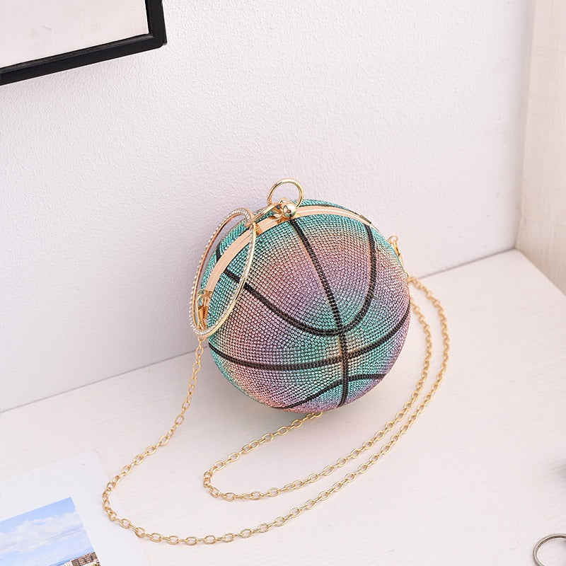Harajuku Style Basketball Banquet Bag - Versatile Colorful Handheld Bag