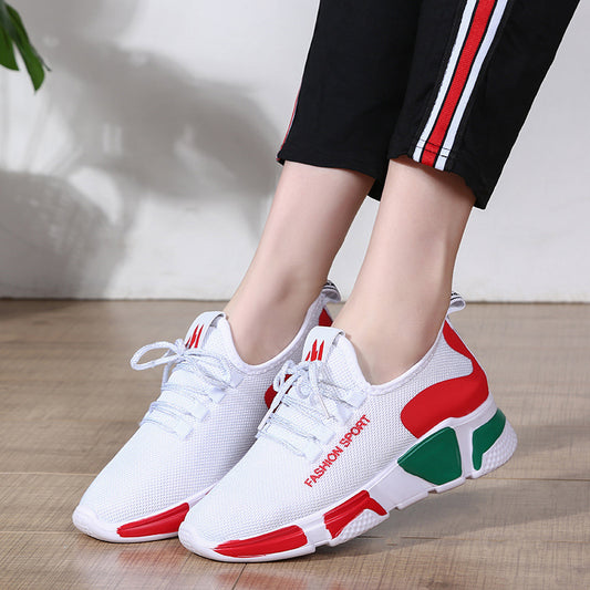 Harajuku Style Women's Lightweight Lace-Up Sports Shoes