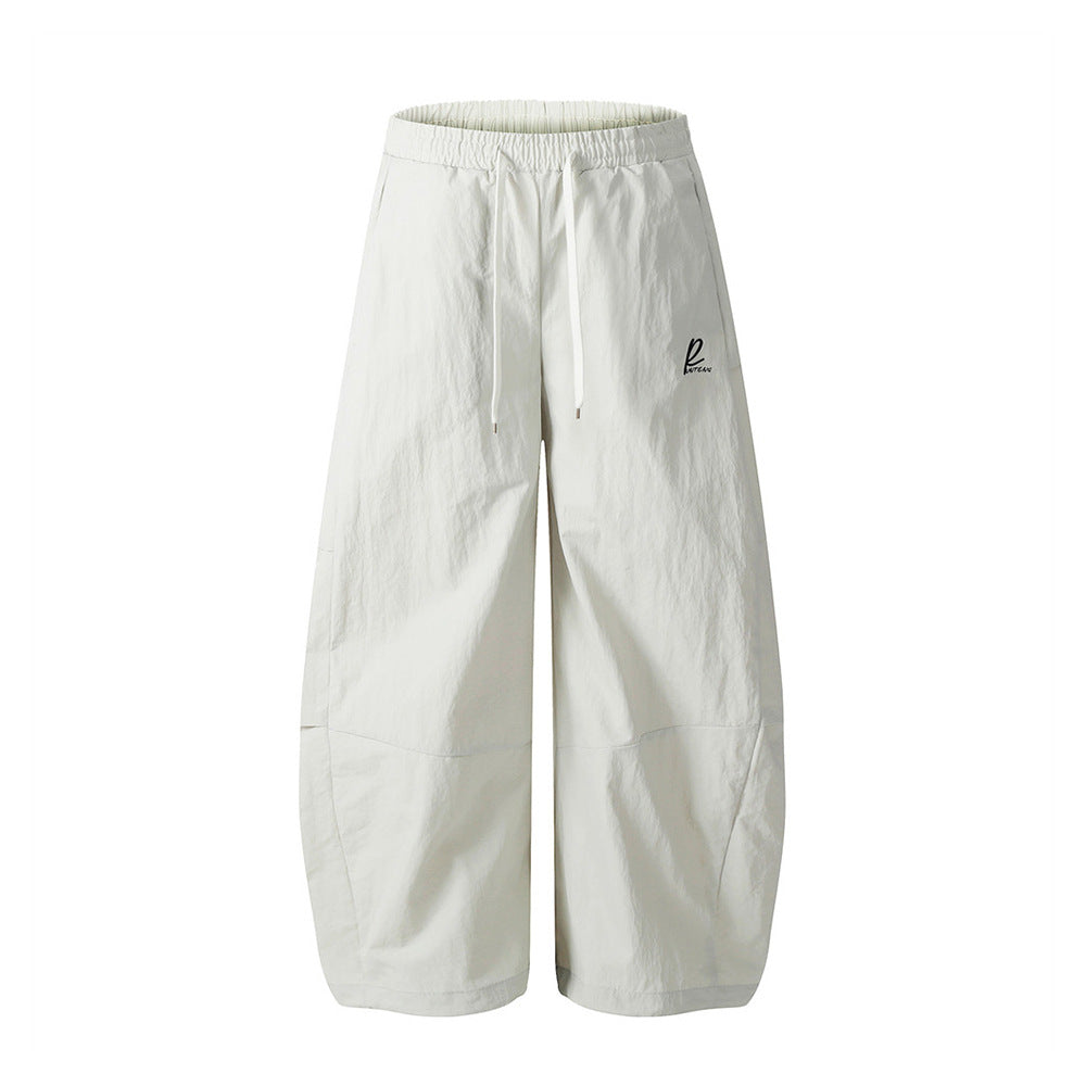 Harajuku Style Loose Wide-Leg Tapered Casual Pants for Men