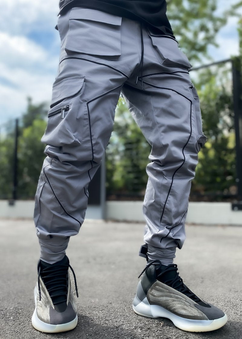Korean Trendy Multi-Bag Overalls for Men