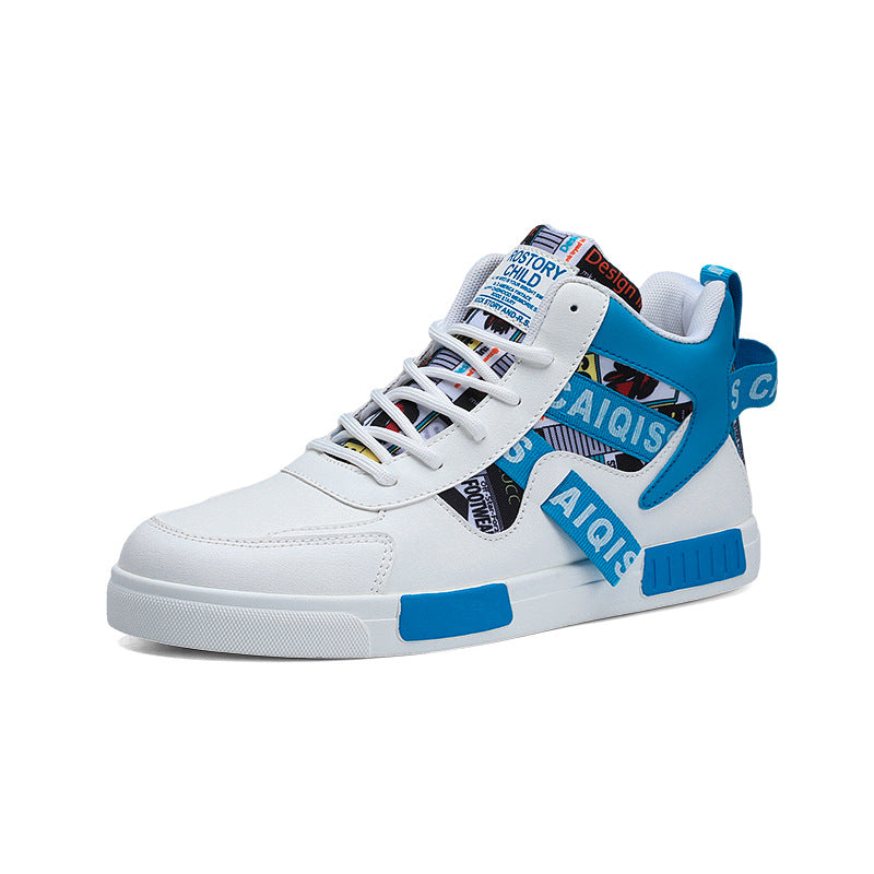 Trendy High Top Board Shoes for Men - Harajuku Style