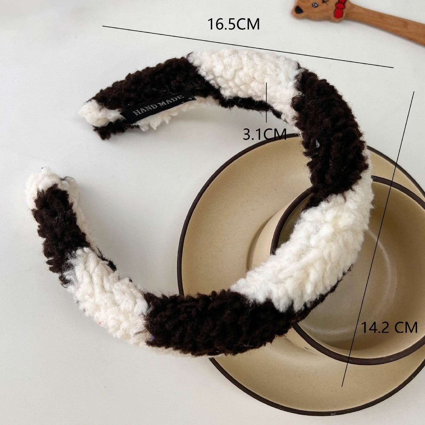 Coffee Color High Skull Top Hair Hoop
