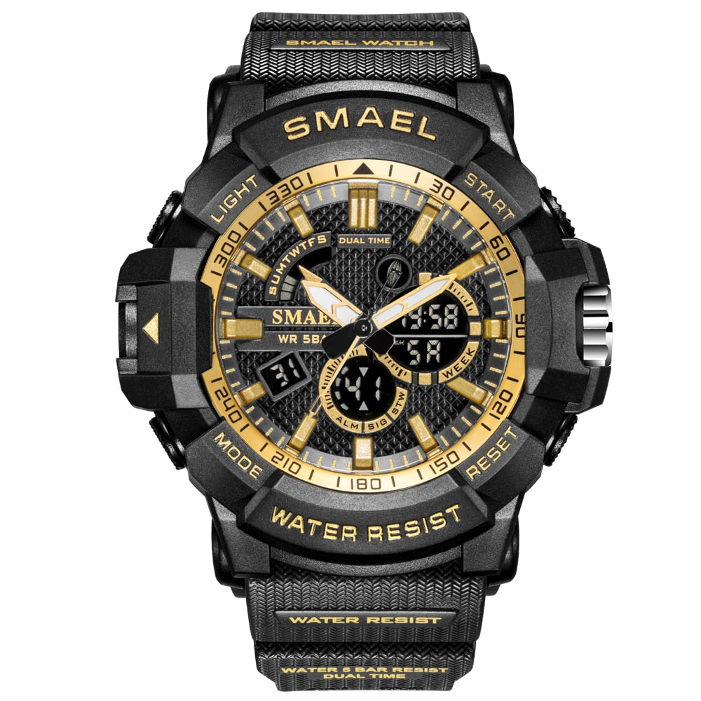 Men's Military Camouflage Waterproof Sport Watch