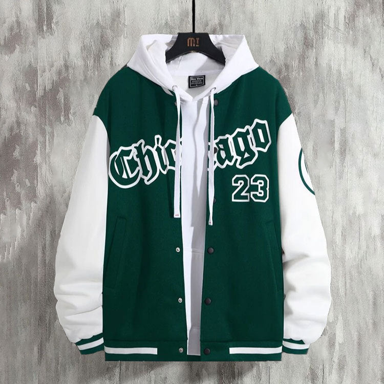 Harajuku Style Youth Men's Baseball Jacket