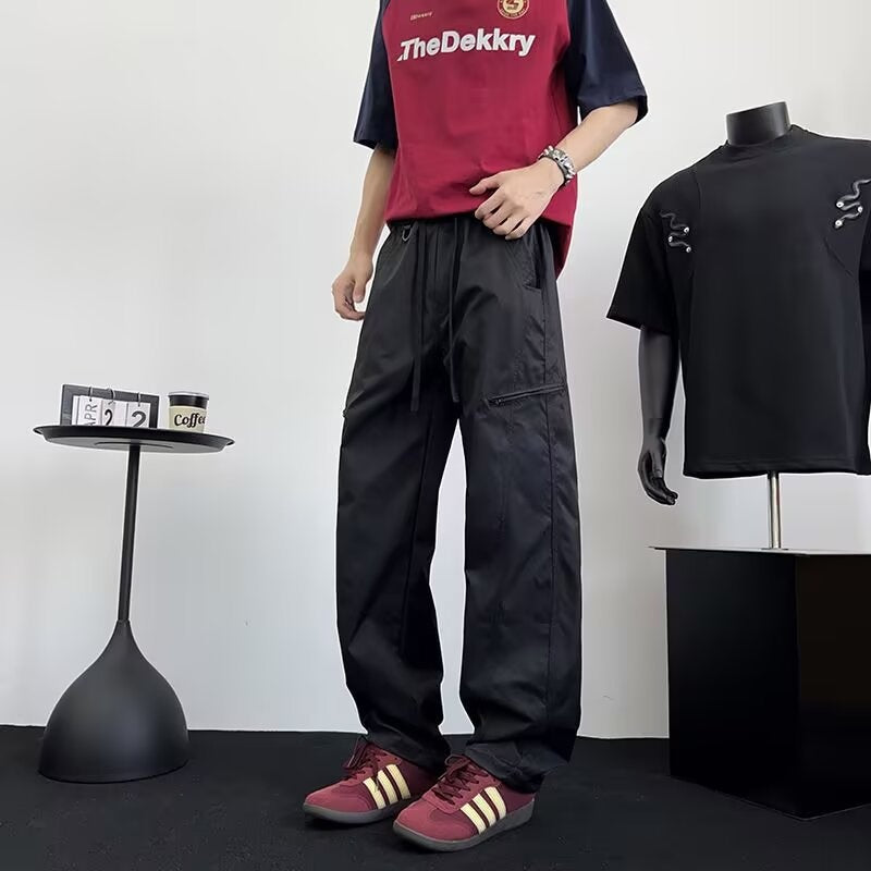 Quick Drying Loose Straight Leg Sweatpants - Harajuku Style