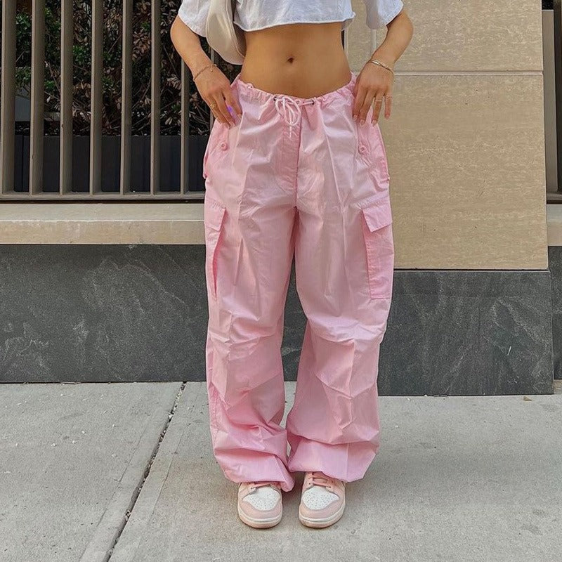 XY22094 Street Overalls - Fashion Casual Low Waist Trousers