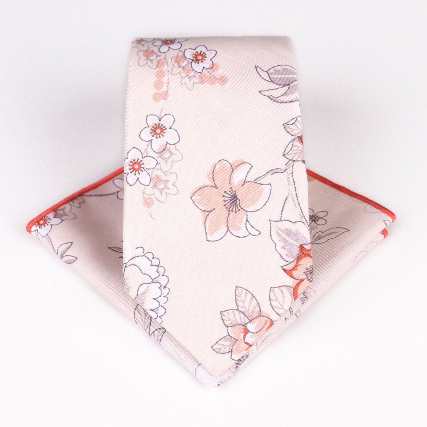 Fresh Pastoral Floral Cotton Tie Set