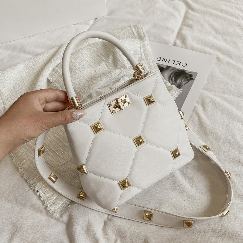 Rivet Bucket Bag - Stylish Women's Summer Handbag