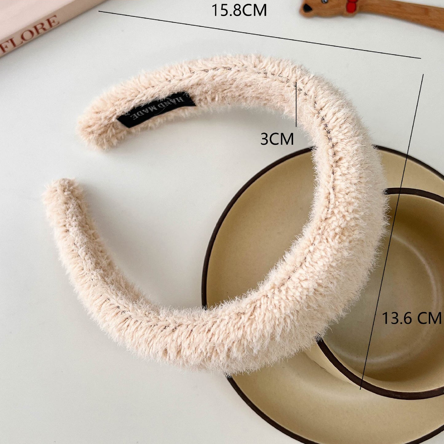 Coffee Color High Skull Top Hair Hoop