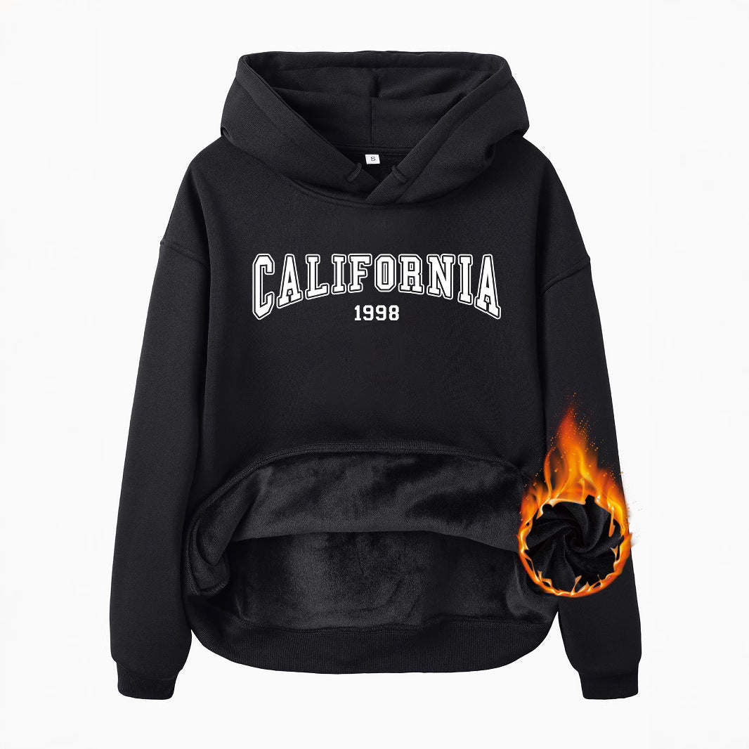 California Print Sweatshirt for Women