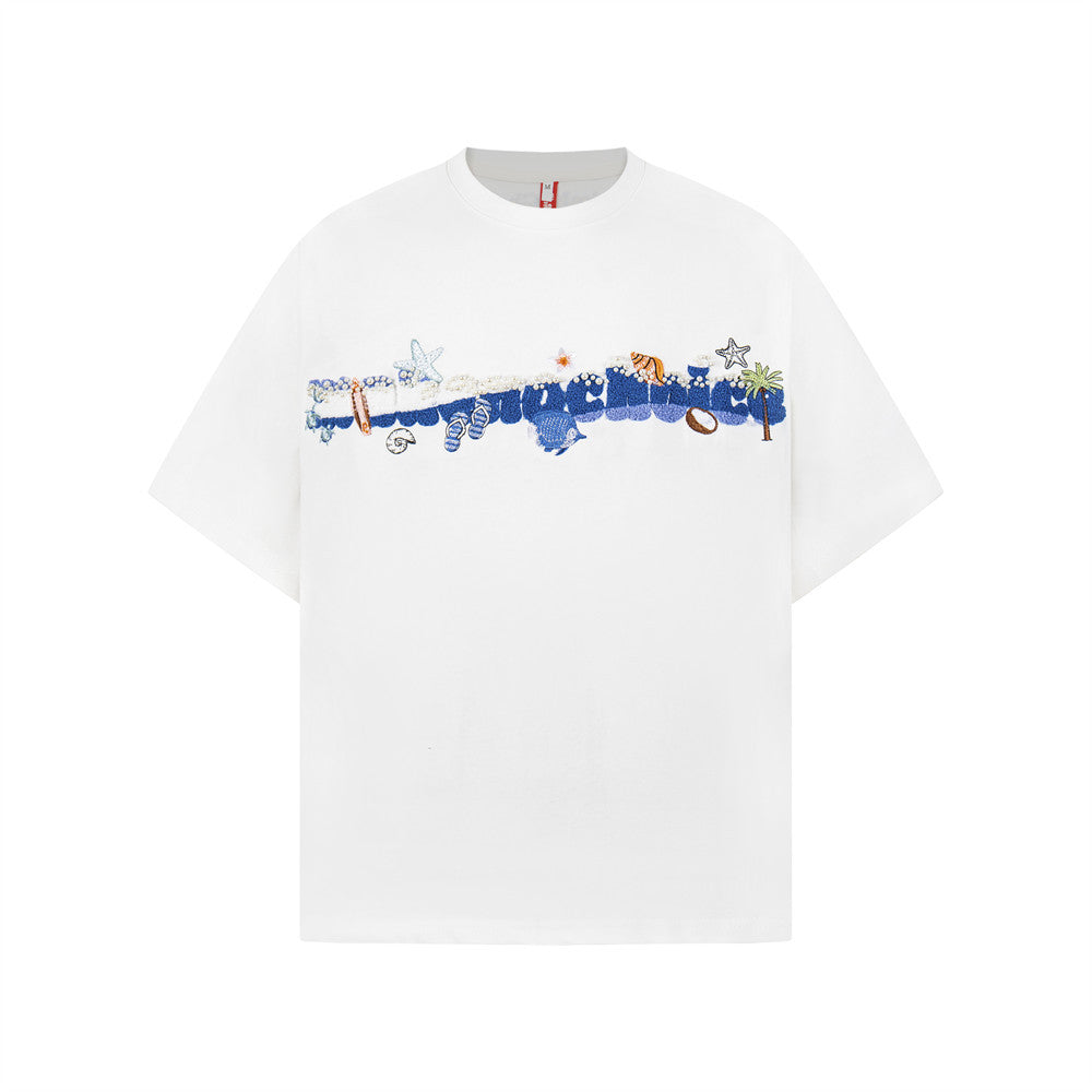 Letter Short-Sleeved T-Shirt — Harajuku Street Style Cotton Tee
