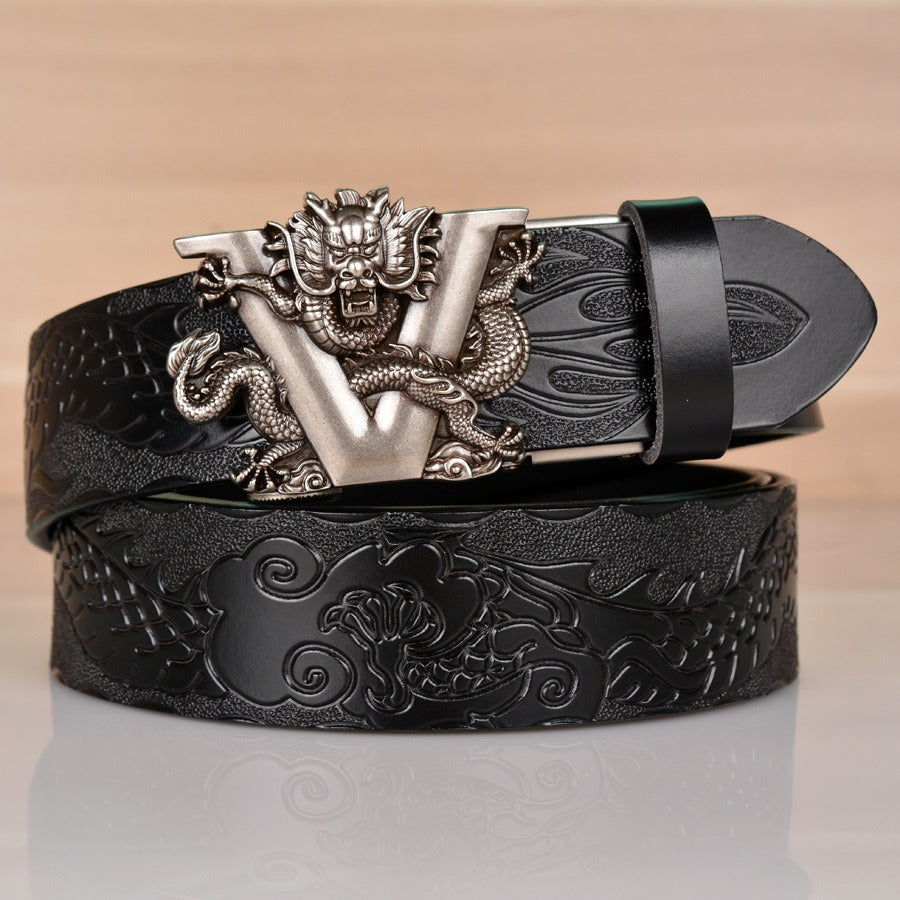 V-Dragon Automatic Buckle Belt - Harajuku Style