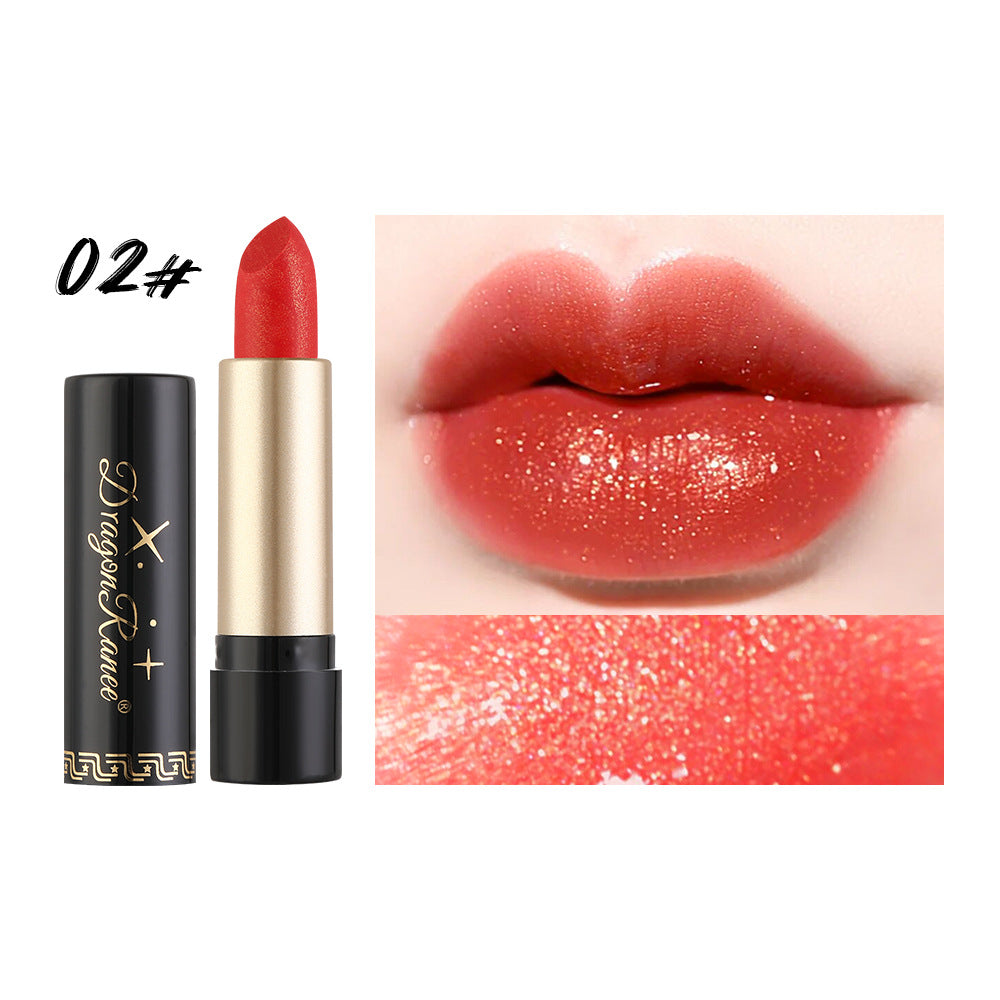Gilt Pearlescent Dragon Fruit Peach Pink Lipstick