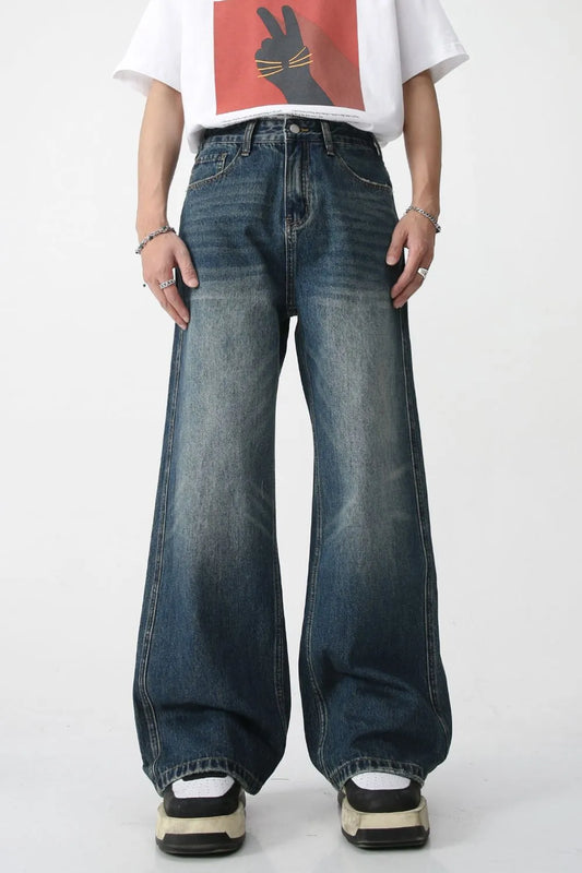 Harajuku Style Bootcut Jeans with Pockets