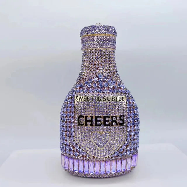 Harajuku Style Rhinestone Evening Bag for Women