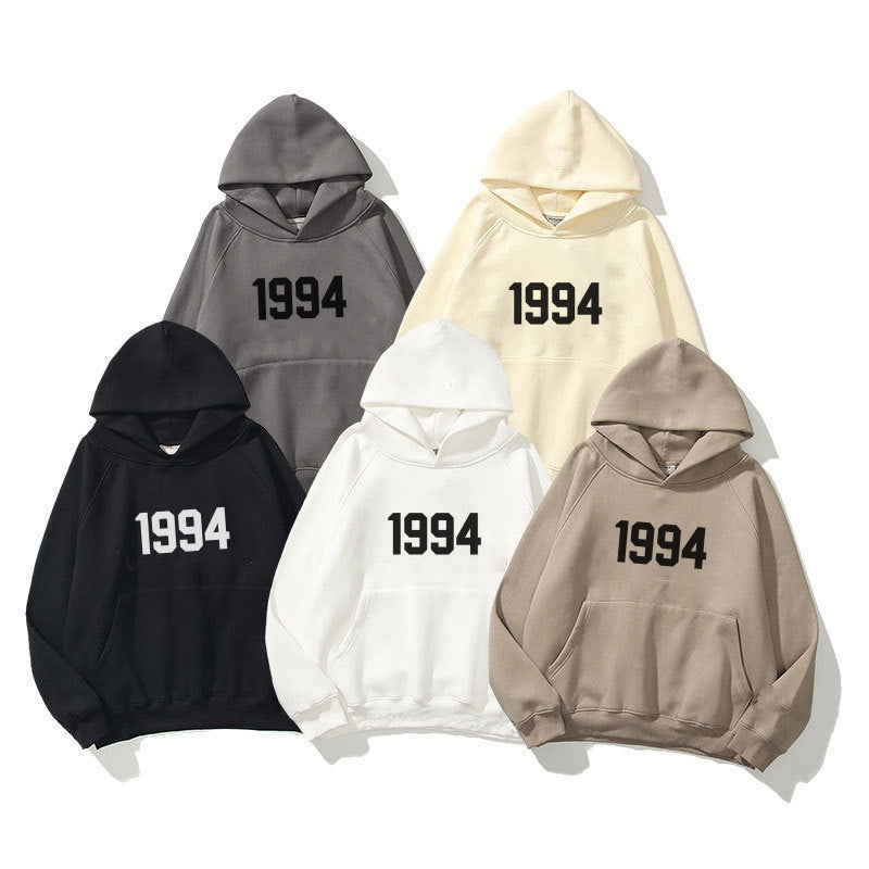 1994 Double Layered Velvet Hoodie - Harajuku Style