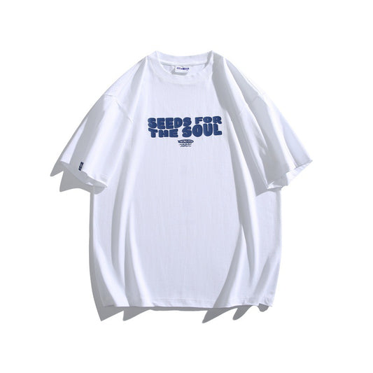 Harajuku Style Letter Printed T-Shirt for All