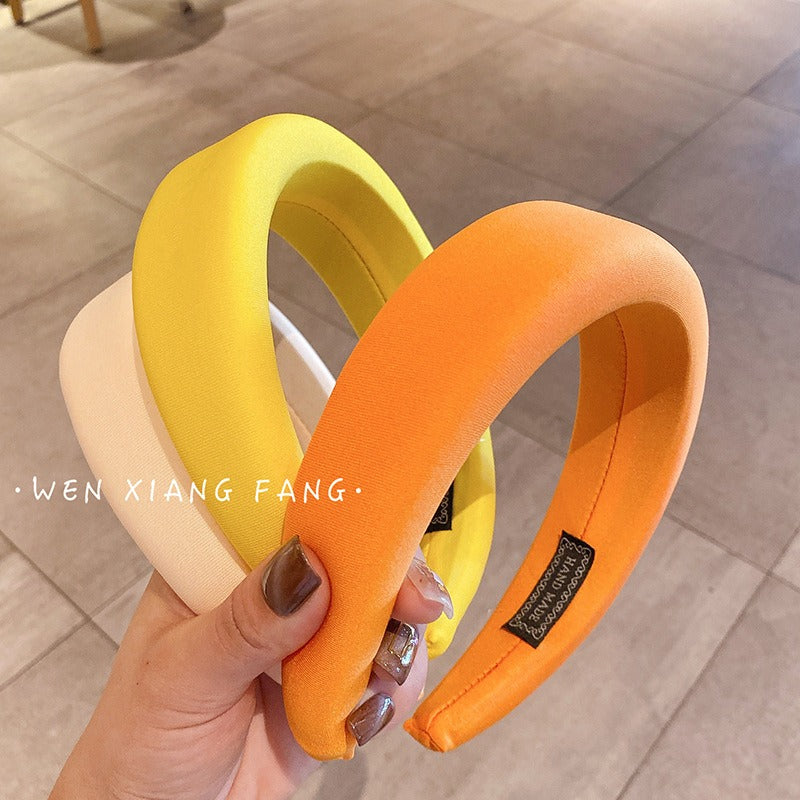 Candy Colored Thick Sponge Hair Hoop