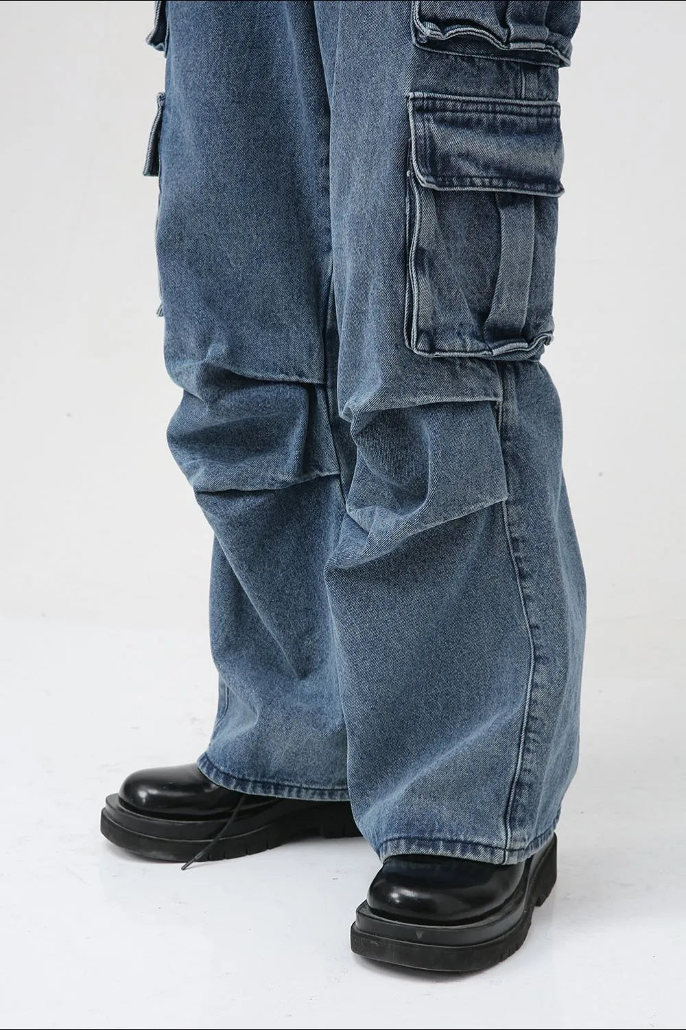 Harajuku Style Cargo Pocket Jeans