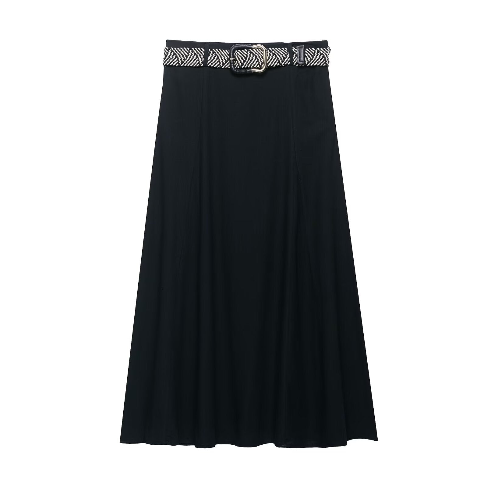 Women's Slim Fit Waist Belt Skirt - Harajuku Style