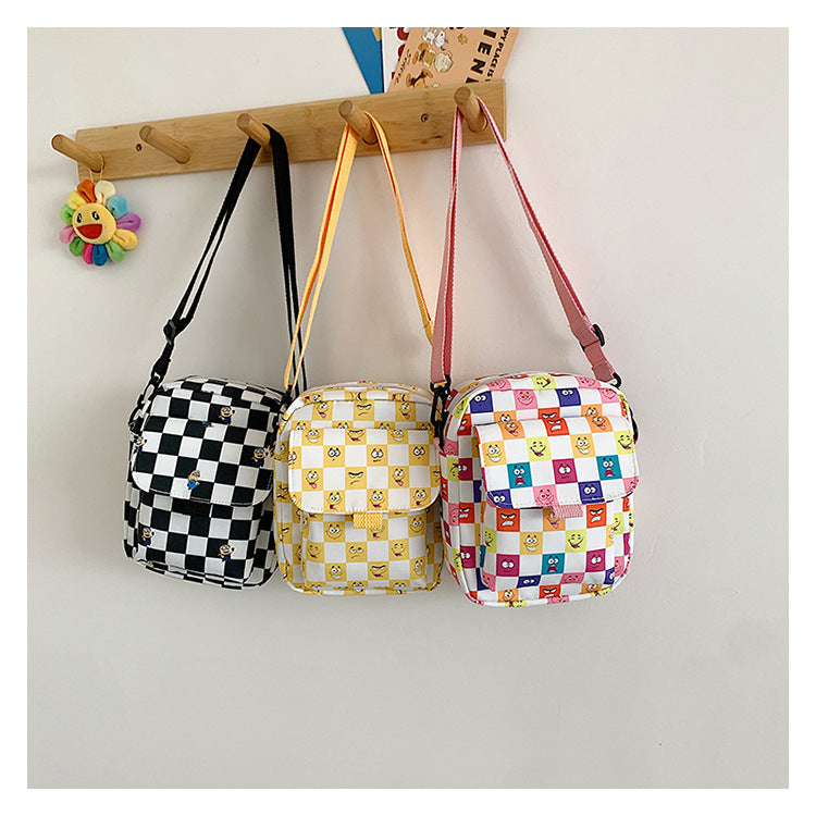 Japanese Cartoon Pattern Nylon Square Bag - Harajuku Style