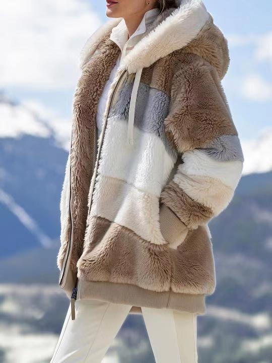 Harajuku Style Cashmere Women's Winter Coat