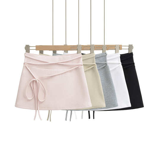 Strap Wrapped Hip Skirt