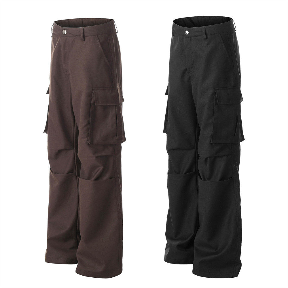 Harajuku Style Loose Wide-Leg Flare Trousers for Men