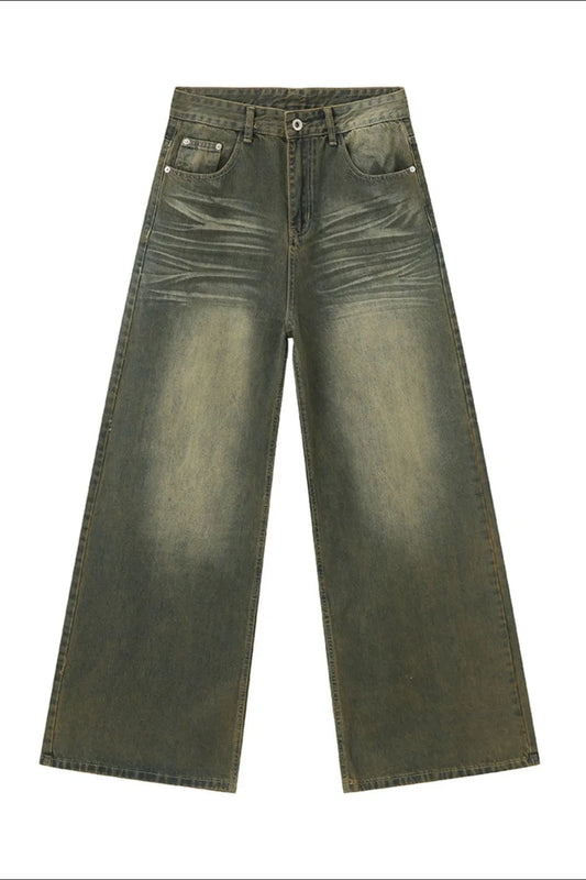 Playful Wide Leg Jeans with Pockets