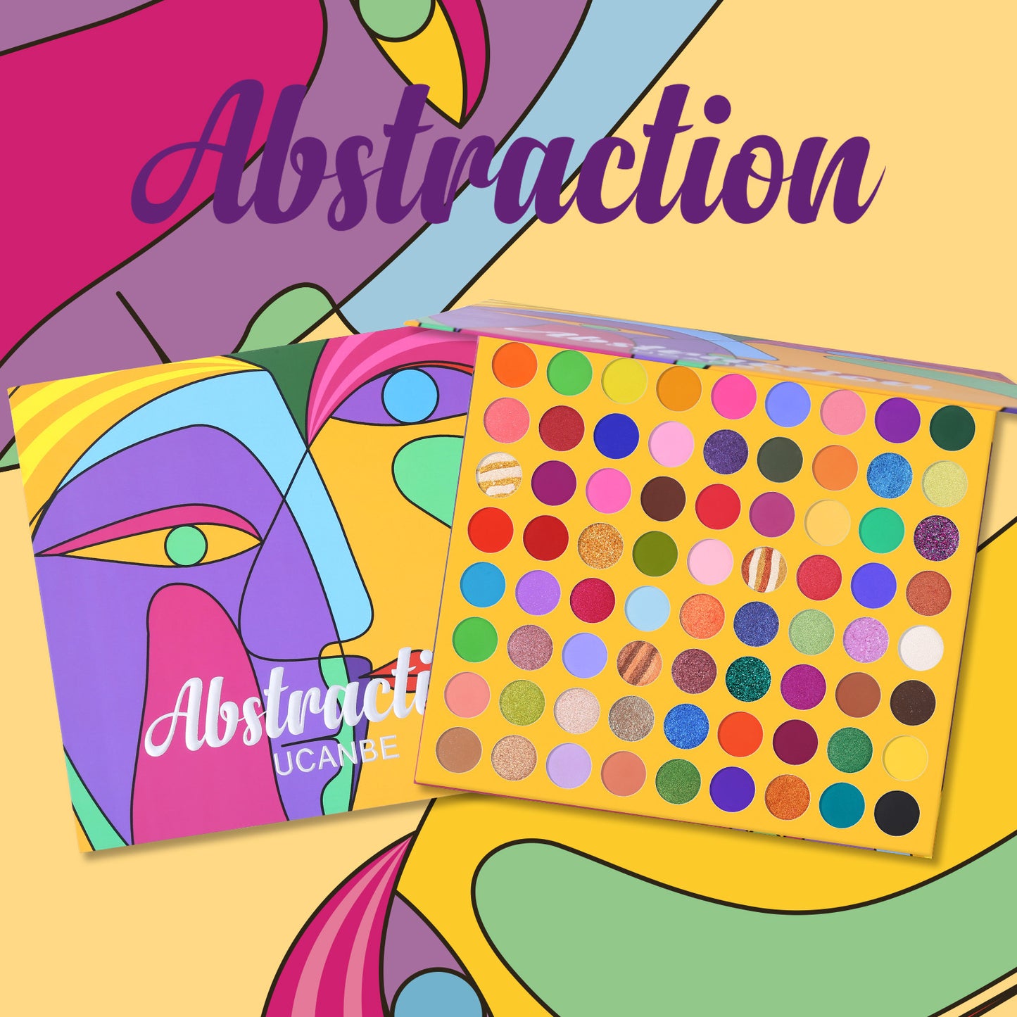 72 Color Harajuku Style Eye Shadow Palette - Candy Pearlescent