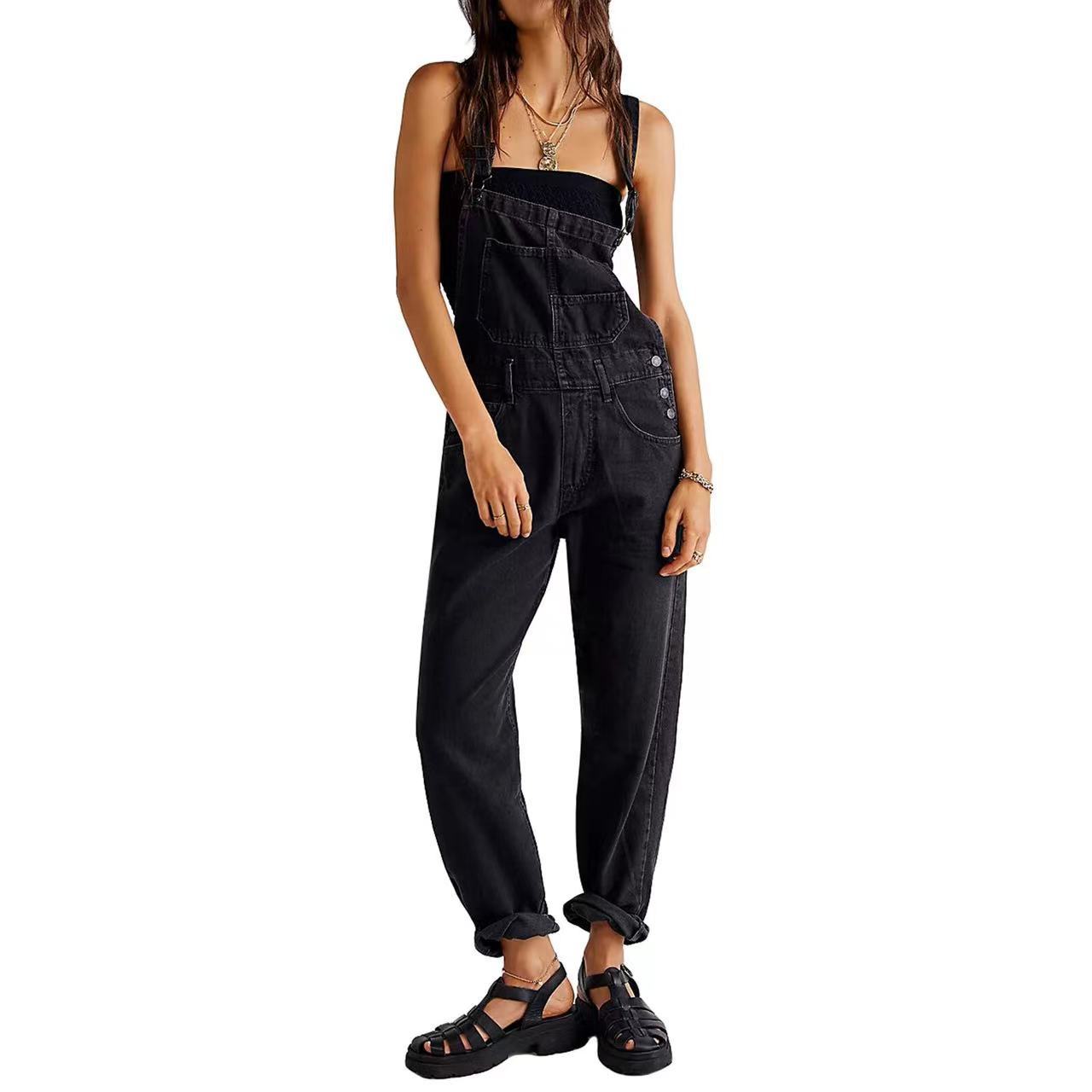 Harajuku Style Women's Denim Overalls