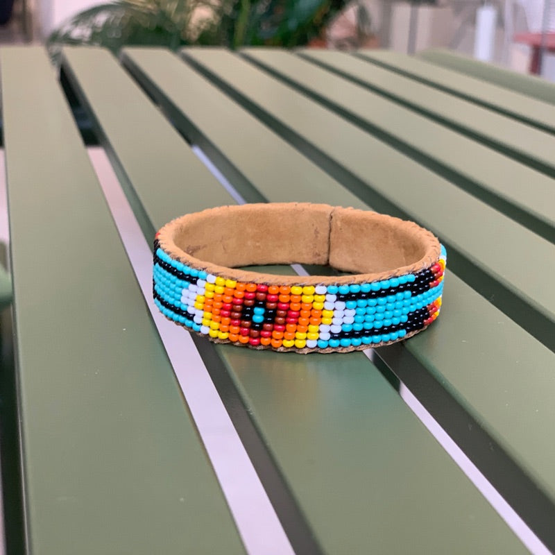 Handwoven Beaded Indian Character Bracelet - Harajuku Style