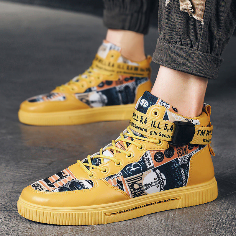 Harajuku High-Top Trendy Sneakers for Teens
