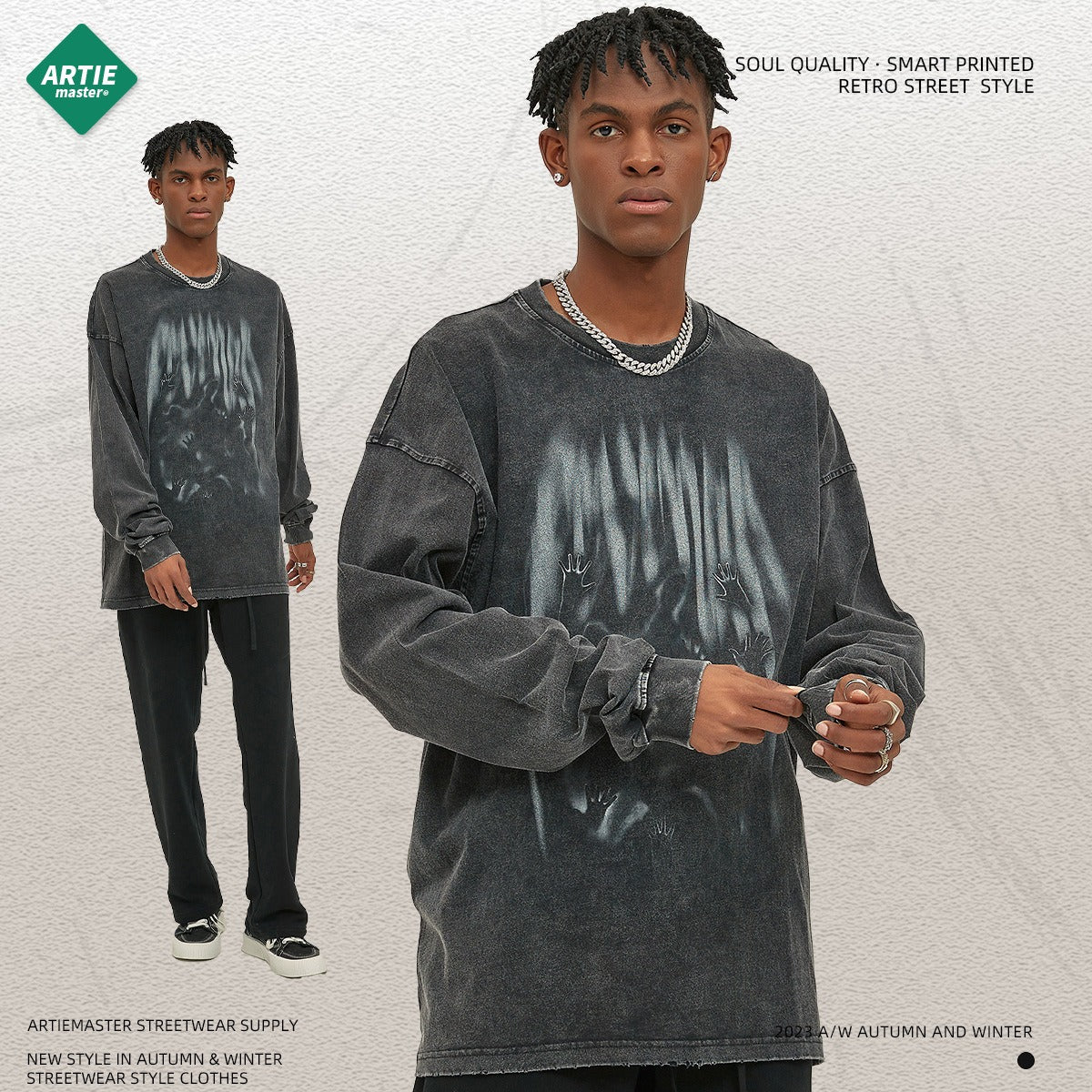 250g Pure Cotton Retro Loose Fit Shirt for Men