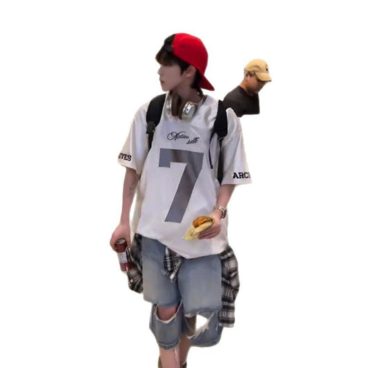 Short Sleeve Racing Suit - Harajuku Style