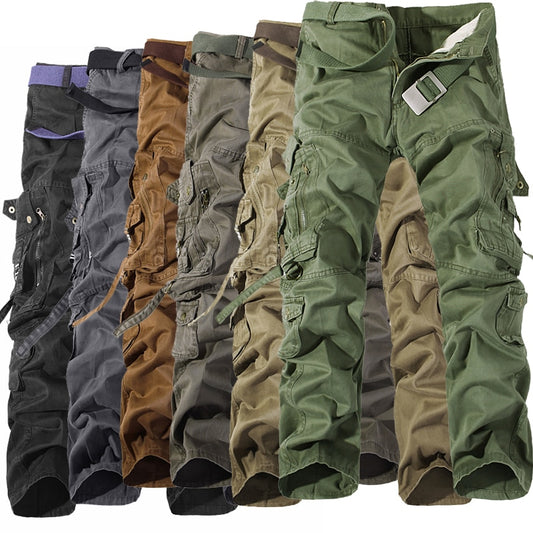 Harajuku Style Multi-Pocket Tactical Pants for Men
