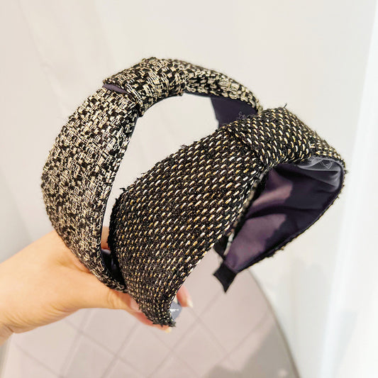 Red Broken Hair Knot Headband