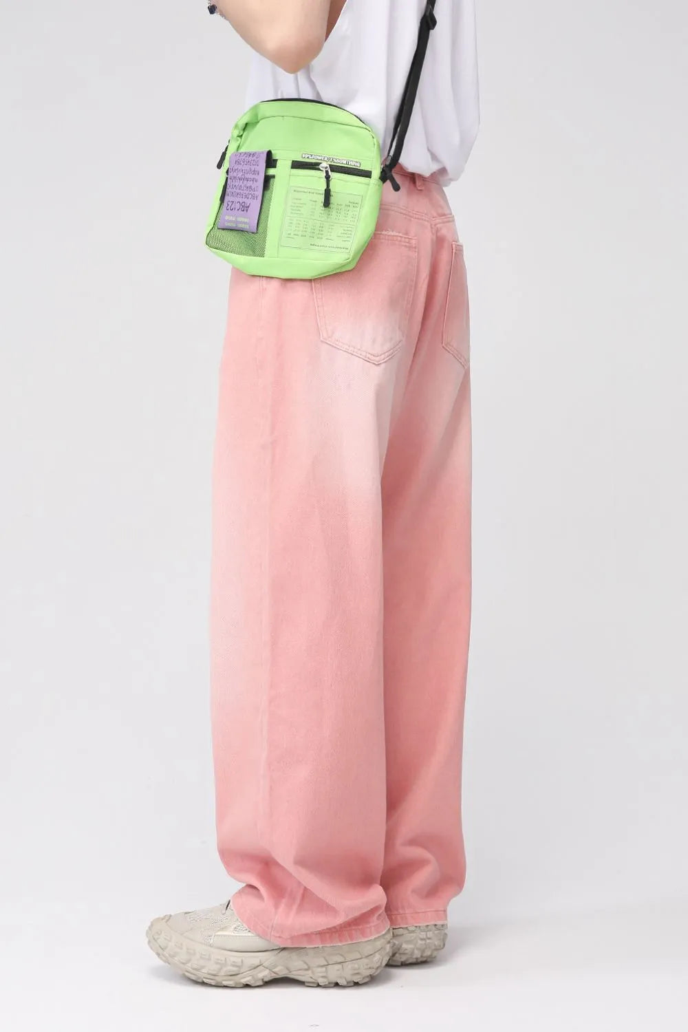 Playful Pocketed Baggy Jeans