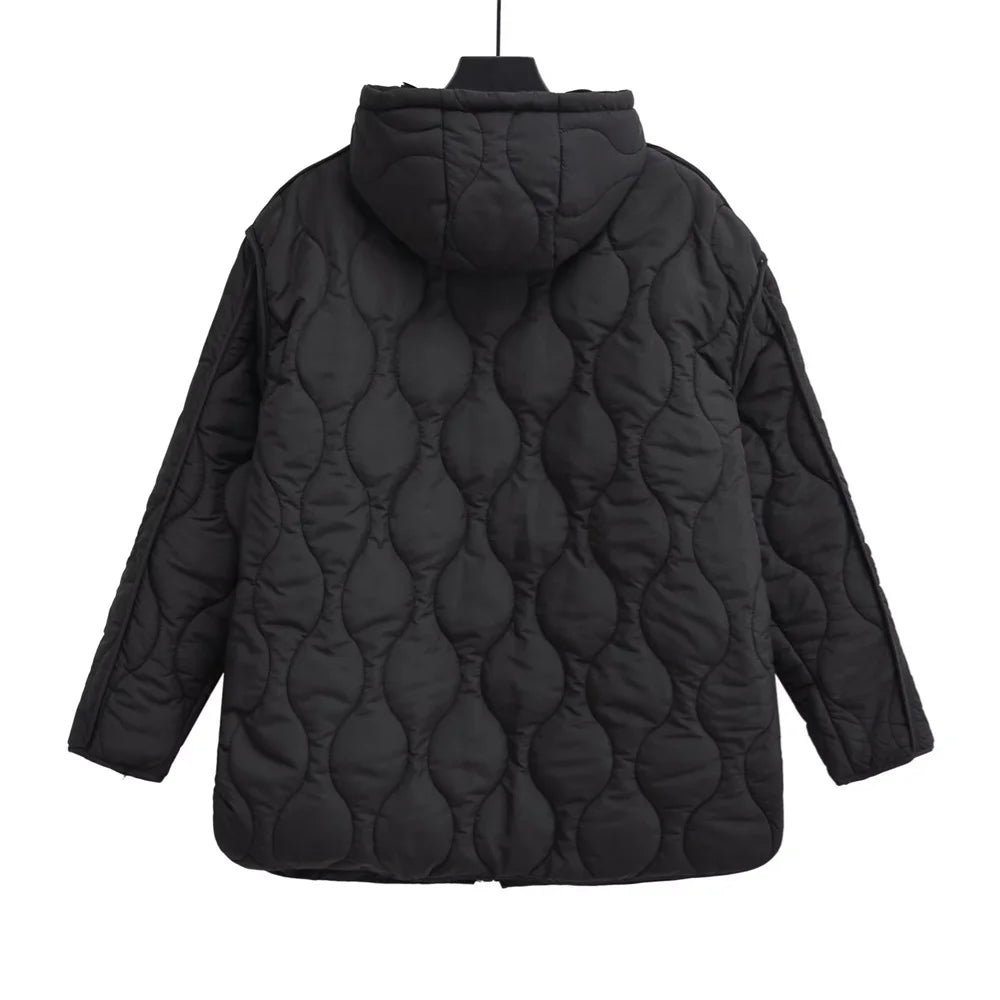 Harajuku Style Women's Hooded Jacket - Casual & Chic