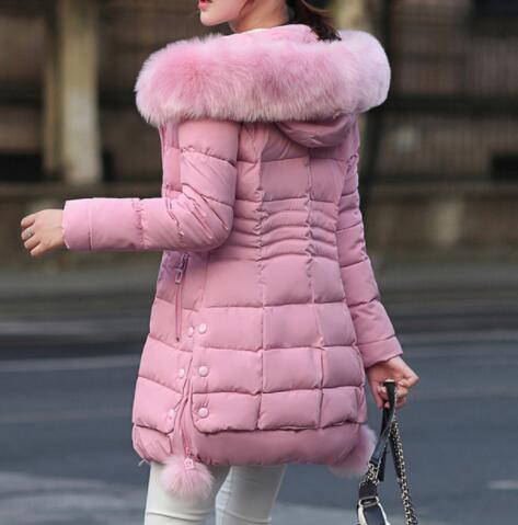 Harajuku Style Faux Fur Parka for Women