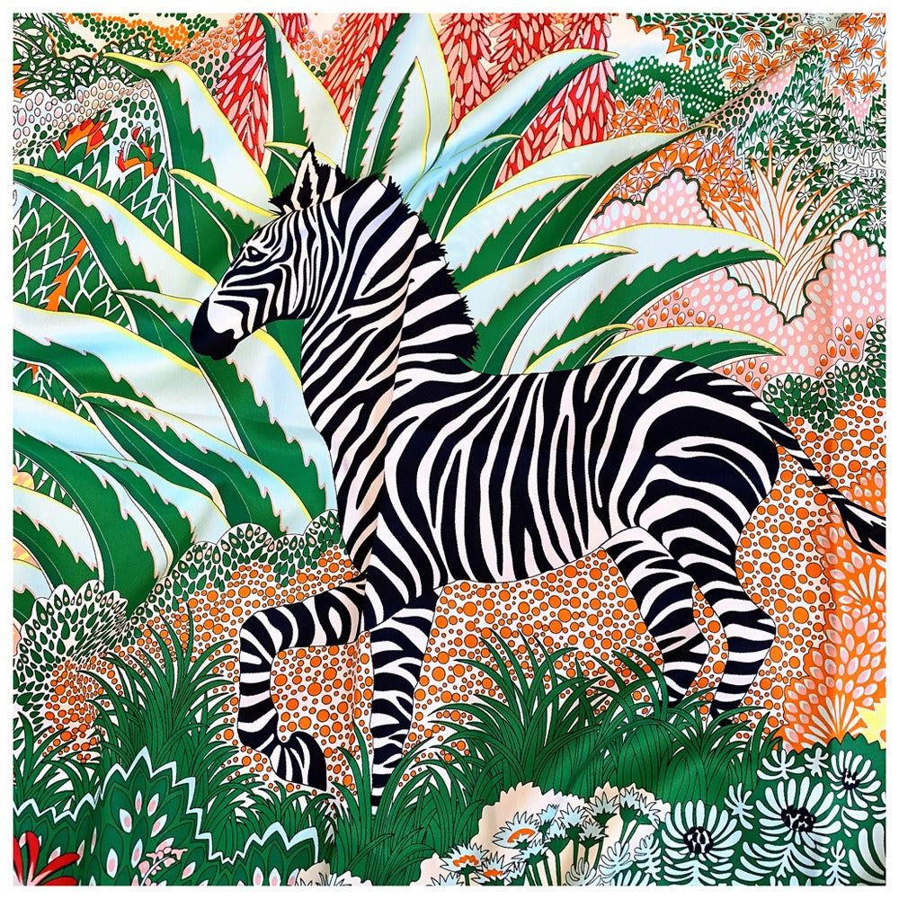 Handmade Jungle Horse Square Scarf - Harajuku Style