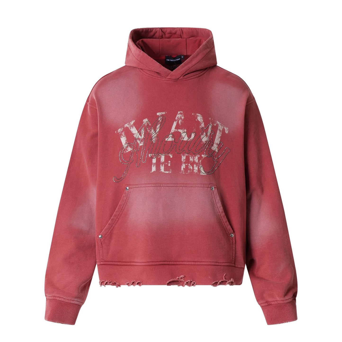 Hooded Sweatshirt for Men - American Retro Style