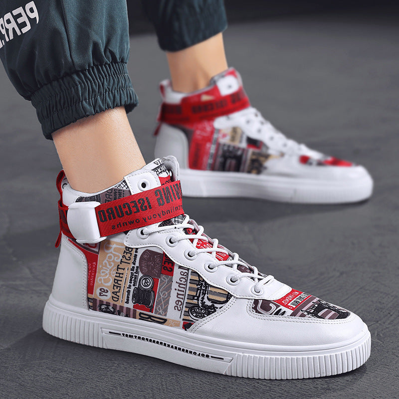 Harajuku High-Top Trendy Sneakers for Teens