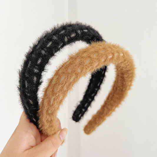 Japanese & Korean Mink Hair Hoop Headband