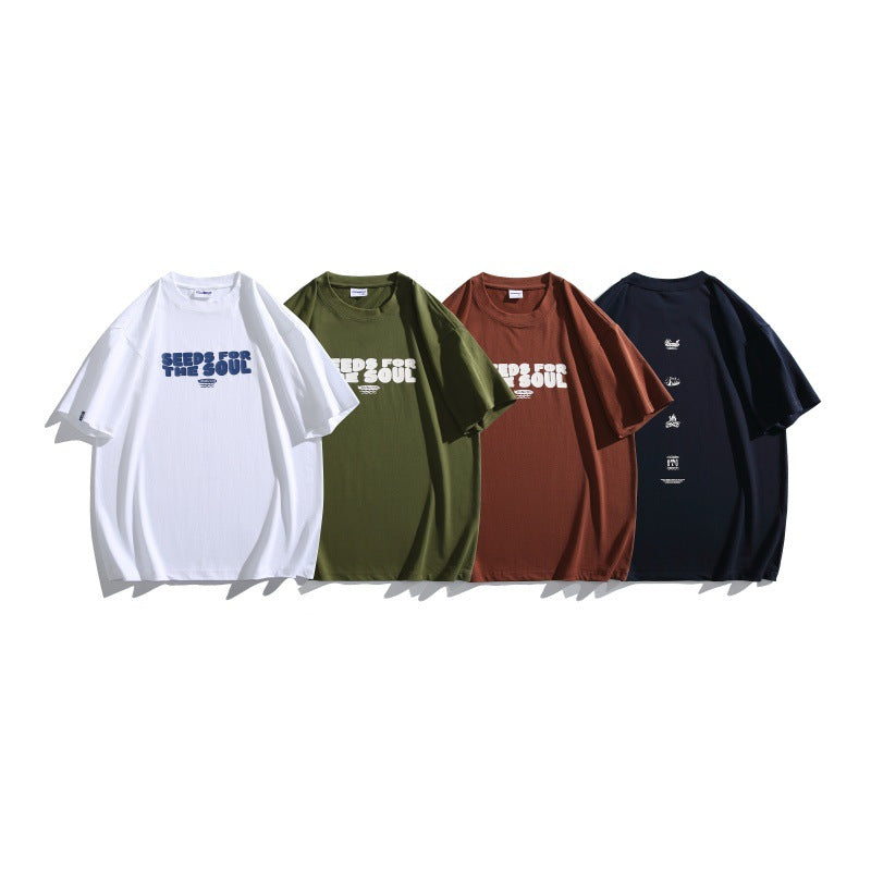 Harajuku Style Letter Printed T-Shirt for All