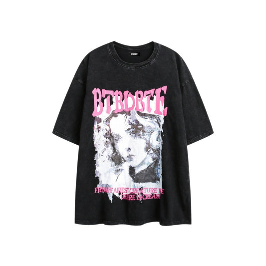 Harajuku Style Loose Fit Short Sleeve T-Shirt