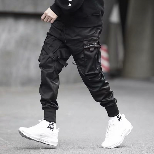 Harajuku Style Multi-Pocket Casual Loose Fit Pants