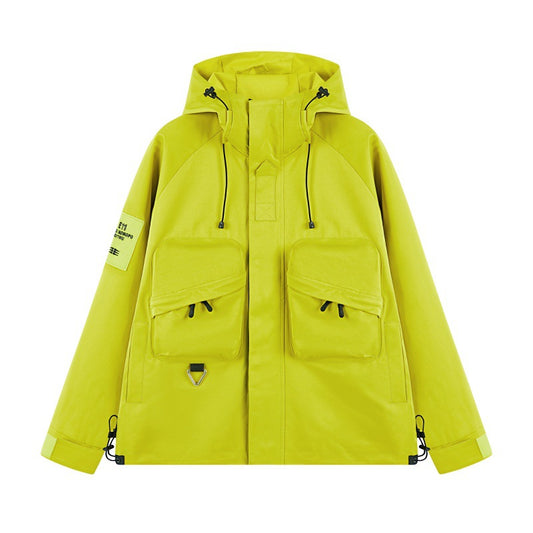 Harajuku Style Waterproof Windbreaker Jacket for Men & Women