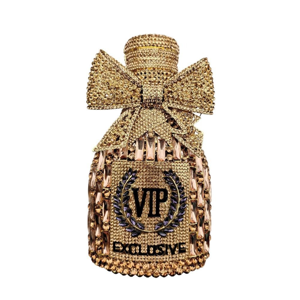 Bow Champagne Crystal Handbag for Women