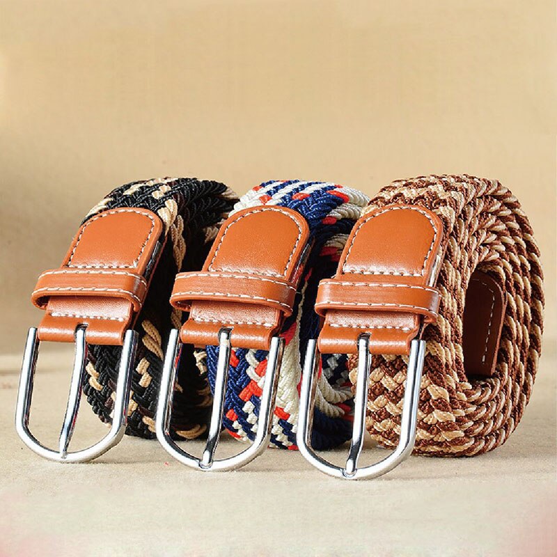 Harajuku Style Women’s Striped Elastic Belt